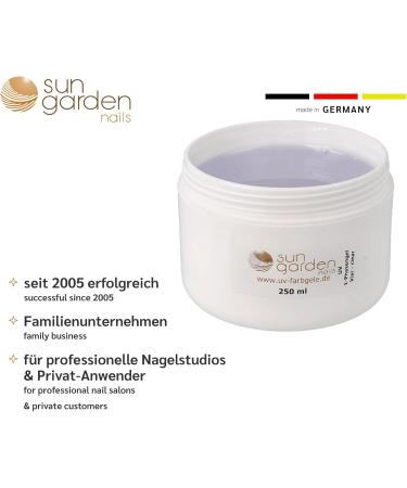  sun garden nails Set of 4 bottles of premium single-phase UV gel - Clear - 250 ml - Builder gel - For nail sculpting - Buy Online on GoSupps.com