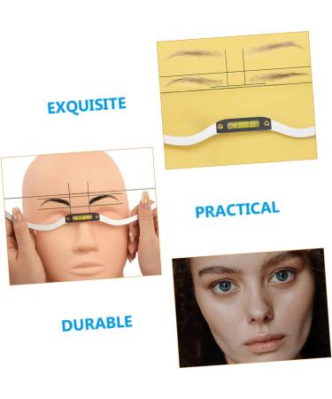 Angoily 3 sets Measure Measuring Bow Bow-shaped Shaping Eyebrow Kit Shaper Mapping Corrector Level Tool 22.5x4.3cmx3pcs Silverx3pcs - Buy Online on GoSupps.com