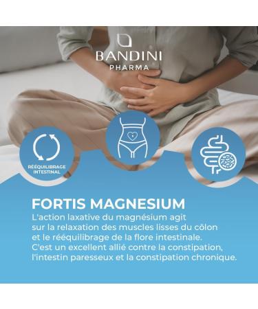 Bandini FORTIS MAGNESIUM 300g | Magnesium Powder Food Supplement | Reduces Stress Fatigue Anxiety | Promotes Digestion and Supports Bodybuilding | Vitamins | 100% Vegan - Buy Online on GoSupps.com