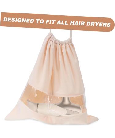 MUSISALY 1pc Hair Dryer Storage Bag Bag Organizer Make up Organizer Bag Gym Drawstring Bag Beige Pvc - Buy Online on GoSupps.com