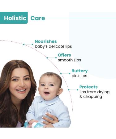 Baby Coconut & Honey Lip Balm | Buttery Soft & Pink Lips | Cocoa Butter Vitamin E Shea Butter | Unisex | All Skin Types | 5gm - Buy Online on GoSupps.com