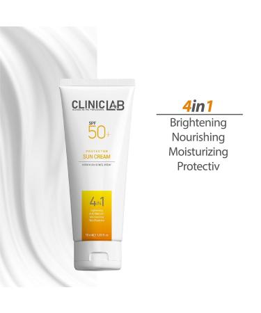 Cliniclab 50+Spf Protector Sun Cream 50 Ml Tube - Buy Online on GoSupps.com