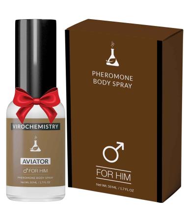 Pheromones to Attract Women for Men (Aviator) Body Spray - Bold Extra Strength Human Pheromones Fragrance Body Spray - 50ml (Human Grade Pheromones to Attract Women)