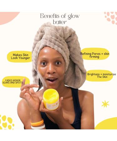 Glow Butter | Hydrating & Firming Face Butter with Shea Avocado & Vitamin C - International Shipping - Buy Online on GoSupps.com