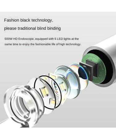 Wireless Smart Ear Cleaner Endoscope Ear Pick Multifunctional Ear-Picking WiFi Artifact Luminous Visual Ear-Picking Spoon white - Buy Online on GoSupps.com