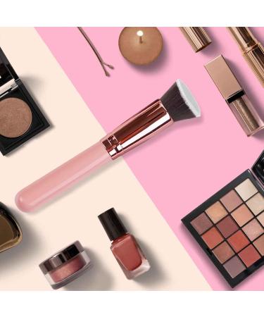 Olakin Rose Gold Make-Up Brush Flat Foundation & Cosmetic Brush for Creamy Powdery & Liquid Makeup - Buy Online on GoSupps.com