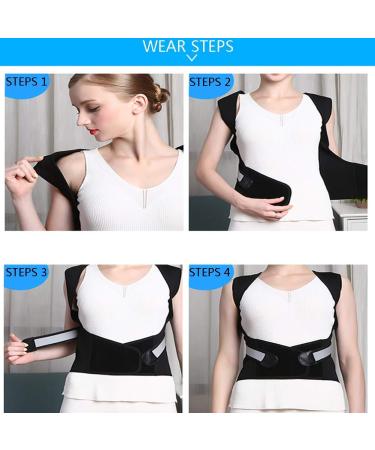 Adjustable Back Posture Corrector Posture Support Humpback correction tape corrects spine to prevent humpback stealth suitable for adults adolescents and children (Size : L) favorite gift lofty - Buy Online on GoSupps.com