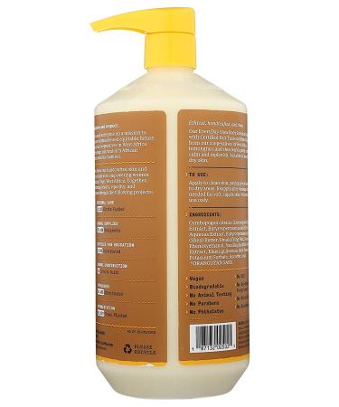 Alaffia EveryDay Shea Body Lotion - 32 Fl Oz | Moisturizing for Normal to Very Dry Skin with Shea Butter & Lemongrass | Fair Trade Vanilla - Buy Online on GoSupps.com