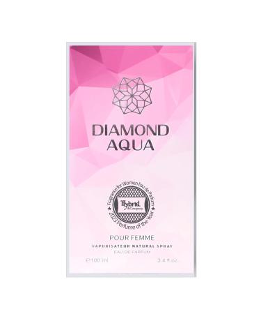 Hybrid & Company Diamond Aqua Pour Femme Eau De Parfum Natural Spray Vaporisateur 3.4FL.OZ - Buy Online on GoSupps.com
