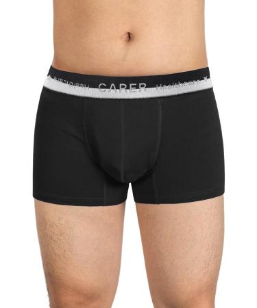 Buy Men's Incontinence Pants | Soft Washable Boxer Shorts with 80ml Absorption - Size 3XL - Comfortable Black Option for Maximum Protection - Buy Online on GoSupps.com