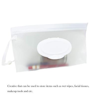 VOONGOR Portable Wet Wipe Pouch - Reusable Travel Holder for Baby Diaper Wipes (Clear) - Buy Online on GoSupps.com