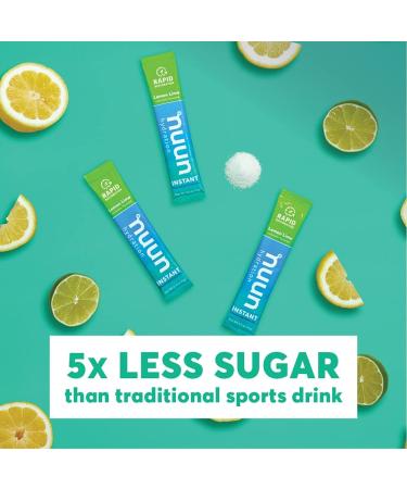 Nuun Instant Electrolyte Powder Packets - Lemon-Lime & Watermelon Flavor | 16 Servings - Buy Online on GoSupps.com