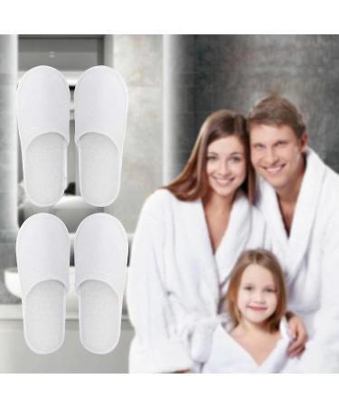 Comioke Hotelslipper - Disposable Shoes for Guests | 2 Pairs Terry Slippers for Men & Women | Universal Size One-Way Wedding Slippers - Buy Online on GoSupps.com
