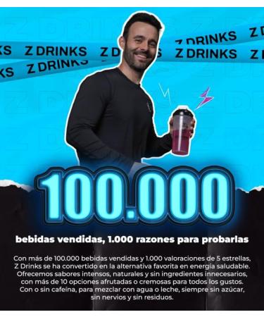 Drinks Energy Energy drink powder Sugarfree tasting with caffeine minerals and vitamins Ideal for gamers and sports enthusiasts 10 samples + 1 thermos - Buy Online on GoSupps.com