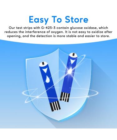 Buy G-425-3 Blood Glucose Monitor Kit - 100 Test Strips & Lancets | Diabetes Testing at Home - International Shipping Available - Buy Online on GoSupps.com