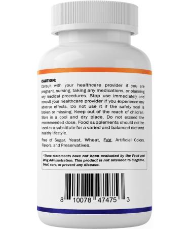 Vitamatic Lithium Orotate 5mg 240 Veggie Capsules Non-GMO Gluten Free. - 2 Pack 480 Count (Pack of 1) - Buy Online on GoSupps.com