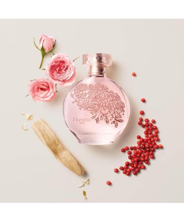 O Botic rio Floratta Rose Eau de Toilette Long-Lasting Floral Rose Fragrance Perfume for Women 2.5 Ounce - Buy Online on GoSupps.com