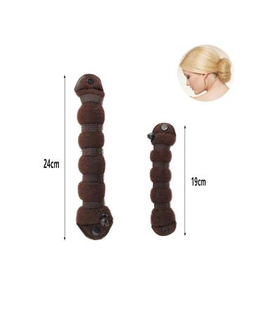 Buy Sponge Donut Hair Bun Maker Fast & Easy Hairstyling for Thin Hair | Perfect French Twist & Knot Styles - Buy Online on GoSupps.com