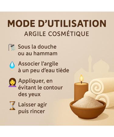 Natureluxy Moroccan ghassoul raw clay natural clay 1 kg - Buy Online on GoSupps.com