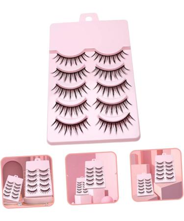 minkissy 15 Pairs Fake Eyelashes Faux Wispy Eyelashes False Eyelashes Natural Look Beauty Faux Eyelashes Diy Fake Eyelash Natural False Eyelashes Natural Fake Eyelash Fluffy Fiber Extend 3d - Buy Online on GoSupps.com