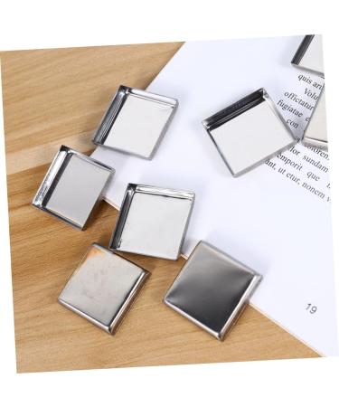 FRCOLOR 180 Pcs Square Magnets Empty Eyeshadow Tin Pan Watercolor Plate Metal Plate Iron Plate - Buy Online on GoSupps.com