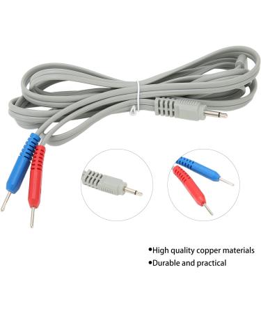 Electrode Cable for Massage Devices | 2 in 1 Pin Base Contact | Universal Compatibility with TENS & EMS Electrotherapy - Buy Online on GoSupps.com