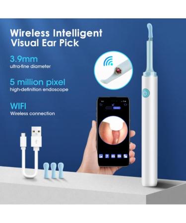 Ear Wax Removal Kit with Camera and Light - Easy Earwax Cleaner - Buy Online on GoSupps.com