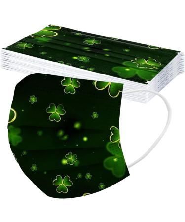 Buy WEXCV 50-Pack Disposable 3-Layer Mouth Protection | St. Patrick's Day Breathable Scarf - International Shipping Available - Buy Online on GoSupps.com