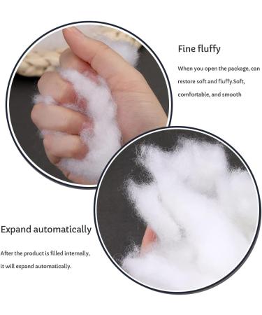 BAGERLA 900g White Polyester Fiber Fill - High Resilience Stuffing Material for Stuffed Animals, Pillows, Cushions, Quilts, and More - Buy Online on GoSupps.com