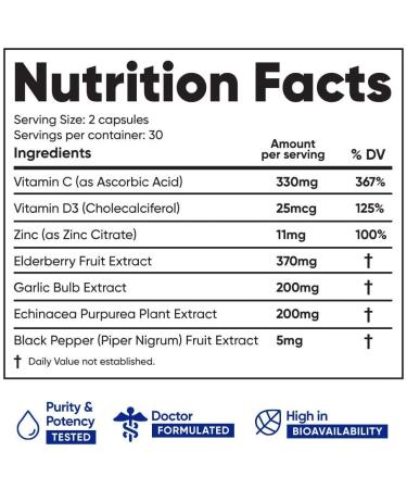 Immuneti Advanced Immune Defense - 60 Vegetarian Capsules for Enhanced Immunity - Buy Online on GoSupps.com