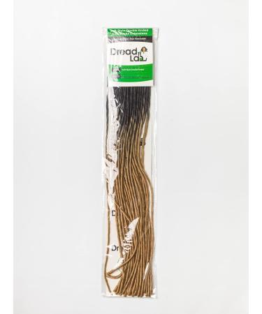 DreadLab - Soft Style Ombre Double Ended Synthetic Dreadlocks 10 Pack (Black - Natural Blonde Transitional) 21.65 inch - Buy Online on GoSupps.com