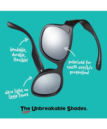 Roshambo Toddler Shades - Age 2-4 years, 100% UVA/UVB Protection, Unbreakable Sunglasses with Glitter - Shop Now! - Buy Online on GoSupps.com