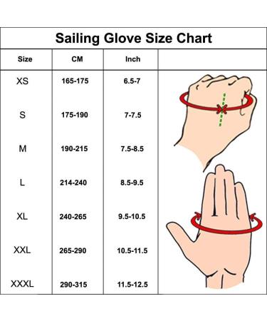True Sailors Winter Men Sailing Gloves XLarge | Full Finger All Weather Gripping - Buy Online on GoSupps.com