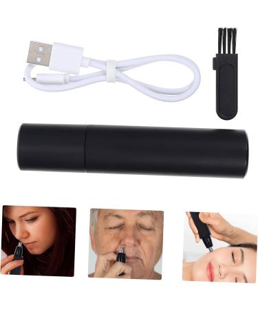 FRCOLOR Electric Ear & Nose Hair Trimmer - 2 Pcs Creative Nose Hair Cleaner & Remover Tool for Personal Care - Black - Buy Online on GoSupps.com