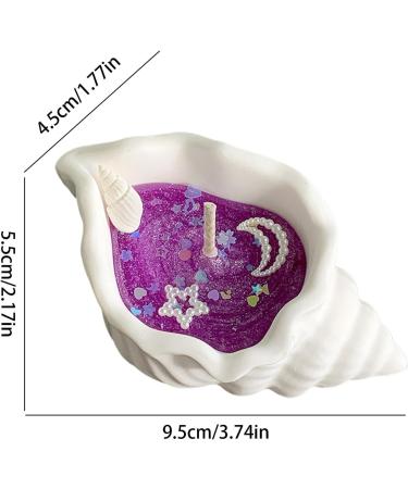 Handmade Conch Candle - Natural Scented Aromatherapy Decor | 4-6h Burn Time | Marine Fragrance | Perfect Gift for Women - Buy Online on GoSupps.com