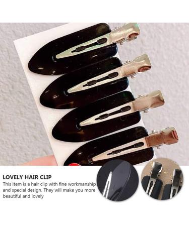 Toyvian Seamless Hair Clip Set - 24 Black Makeup & Pony Hairstyling Clips for Home & Salon | Perfect Gift for Christmas Birthdays & New Year - Buy Online on GoSupps.com