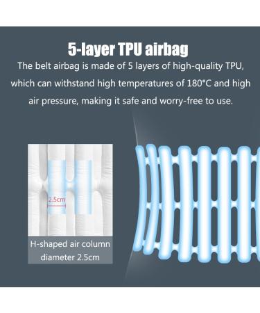 Thyxg Inflatable Lumbar Vertebrae Belt | Spinal Back Support | 3 Levels Temperature Control | Adjustable 3D Design for Pain Relief | International Shipping - Buy Online on GoSupps.com