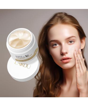 Snail Essence Face Cream - Moisturizing Acne Scar Removal & Nourishing Collagen for Damaged Skin - Buy Online on GoSupps.com