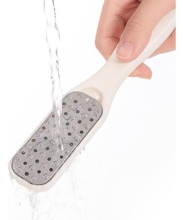 Portable Foot File Dead Skin Remover Stainless Steel Foot Rasp Pedicure Tool for Calluses and Cracked Heels - Buy Online on GoSupps.com
