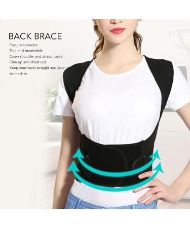 Adjustable Hunchback Corrector & Back Support Brace - Soft Breathable Straightener for Office Workers & Home (XXL - Buy Online on GoSupps.com
