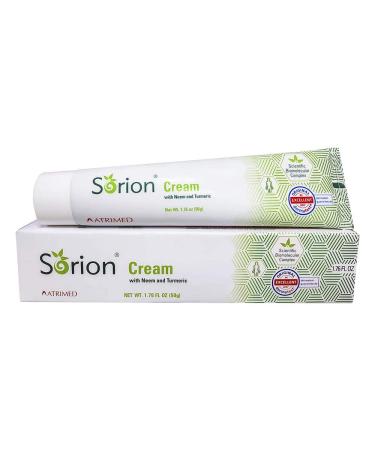 Harsha Sorion Cream For Dry Itchy & Flaky Skin | With Neem and Turmeric For All Types of Psoriasis | Reduces Itching & Smoothens The Skin | 50g