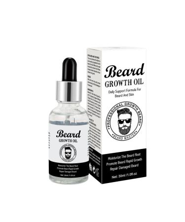 Beard Grooming Kit For Men Beard Gift Set With Beard Shampoo Beard Growth Oil Balm Stocking Fillers For Men Beard Growth Care Kit For Men (Beard Grow Oil) Beard Oil