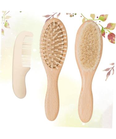 Hemoton Toddler Grooming Kit Set with Airbag Massage Comb and Wooden Hair Brushes - Baby Shower Essentials - Buy Online on GoSupps.com
