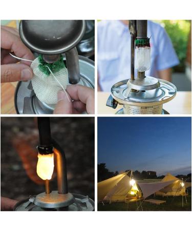 Fantasyon 10pcs Propane Lantern Mantles - Dual Fuel Replacement for Outdoor Camping - Buy Online on GoSupps.com