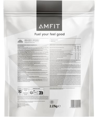 Amfit Nutrition Total Whey Protein Powder - Banana Milk Shake 2.27kg (75 Portions) - Premium Quality for Optimal Health | International Shipping Available - Buy Online on GoSupps.com