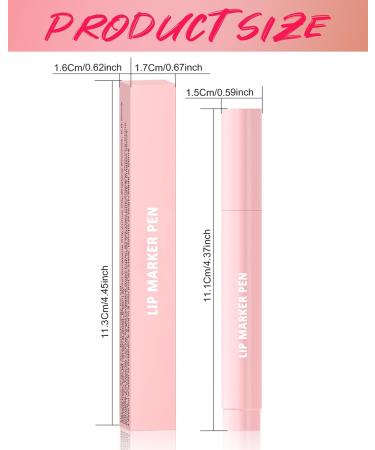 Colour Lip Marker Pen Rose Fonc Encre L vres Liquide Mat Hydratant Rouge L vres Waterproof Longue Tenue Tr s Pigment Feutre L vres Sans Transfert Cadeaux Saint-Valentin pour Femme-05 05 Rose Fonc  - Buy Online on GoSupps.com