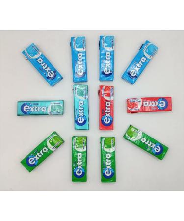 Extra Chewing Gum Bundle Pack Assorted (EXTRA GUM 12 PACK BUNDLE) - Buy Online on GoSupps.com