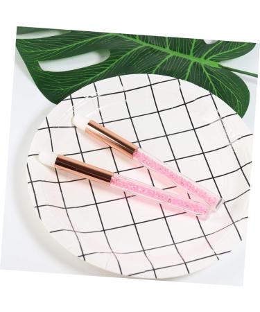 PLAFOPE 2pcs Nose Brush Beauty Eye Fluff Eyeshadow Brush Makeup Eyeshadow Pink Artificial Fiber Wool - Buy Online on GoSupps.com