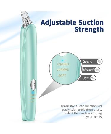 Tonsil Stone Remover Kit - LED Guide Light 5X Mirror & Adjustable Silicone Spoon for Effective Removal - Buy Online on GoSupps.com